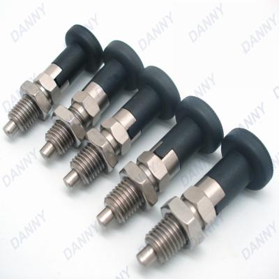 China Hot Indexing Machinery Standard Plunger Hand Retractable Spring Loaded Indexing Plunger for sale