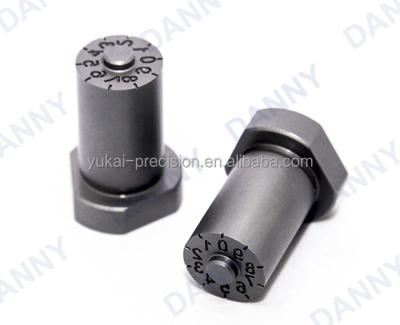 China Punch streel mold different kinds of engraving date/month code insert year date marked pin for sale