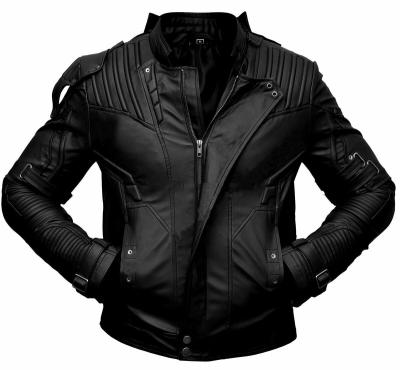 China QUICK DRY Men's Slim Superhero Faux Leather Jacket - Real Leather Jacket for sale