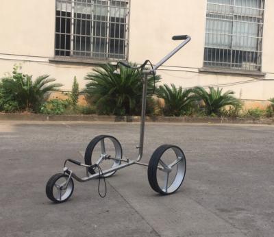 Chine Titanium Stainless Steel Push Trolley or Golf Trolley Push Trolley 3 Wheel Push Cart Pull Three Wheel Golf Trolley à vendre