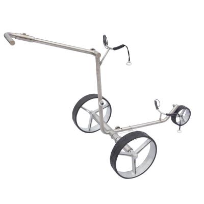 Chine Golf Cart Push Cart 3 Wheel Titanium Or Stainless No Power Push Cart Pull Three Wheel Golf Cart à vendre