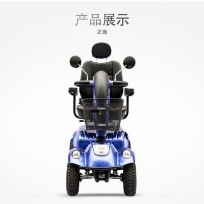 China STEEL+PlASTIC 800W High Configuration Four Wheels One Seat Electric Mobility Scooter For Elder Older Disabled Electric Scooters for sale