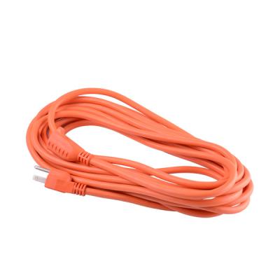 China 10 ft. Triple Outdoor Appliance Extension Cord, 16/14/12/10 A.W.G., 13Amps, 1625watts, with grommet and nickel-plated plug for sale