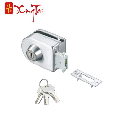 China high quality zinc alloy fameless glass door lock for sale