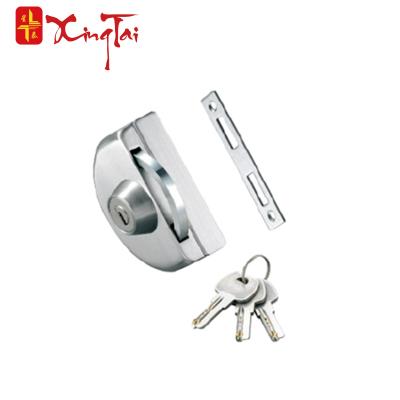 China Stainless steel iron glass door lock with high quality for sale