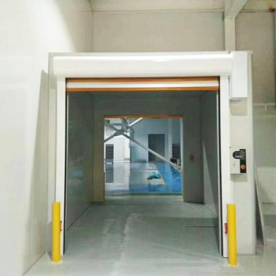 China Modern Shanghai Suncome Sealing High Fast Speed ​​Garage Door PVC Door With Remote Control for sale