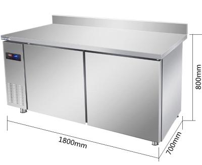 China Single-temperature 1800x700x800mm workbench restaurant refrigerator for commercial used for sale