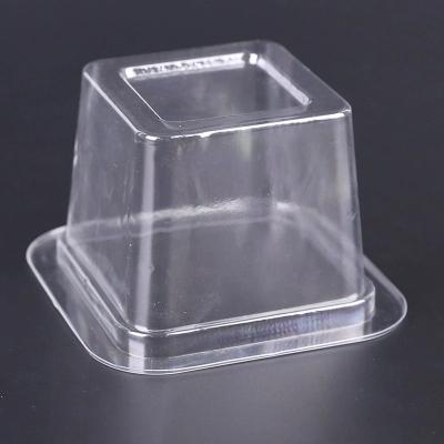 China Disposable PET Food Grade Blister Fruit Salad Packing Box Clear Plastic Can Seal Fruit Tray for sale