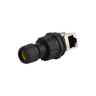 China Hot Sale Automotive Wholesale Network Interface Anti Corrosion Ip68 Ethernet Rj45 Connector Waterproof for sale