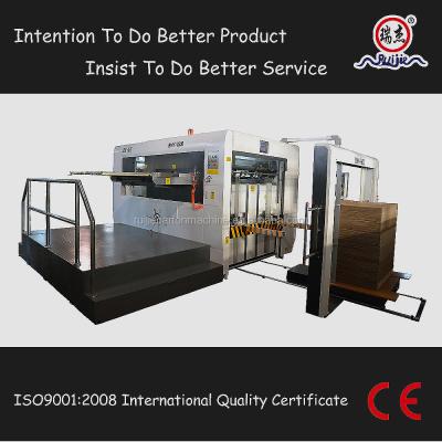 China Semi Automatic Die Cutting And Creasing Machine With CE / High Quality Carton Box Die Cutter In China 1230*850mm for sale