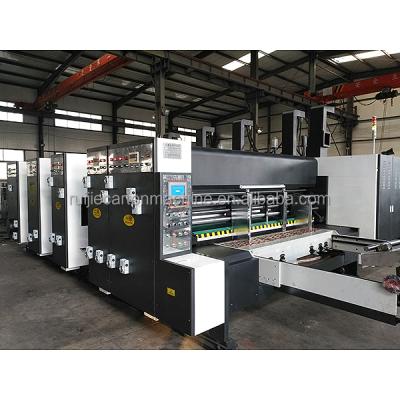 China Pizza Box Producing Package Full Automatic Printing Die Cutting Machine 6m*4.5m*2.9m for sale