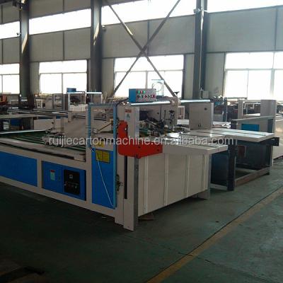 China Semi-automatic Commodity Folding and Corrugated Box Making Machine/Packing Machine Gluing Machine Used Cardboard Box Making Machine for sale