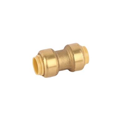 China Brass Copper Quick Coupling Accessories Manufacturers Plumbing Tube Connector Greenhouse Adapter Brass Pipe Joint for sale