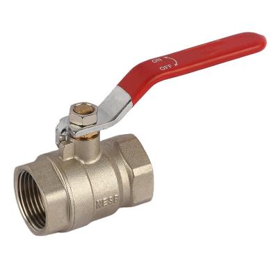 China General Corpus Red Brass Luteum Valve Hot Sale Long Stem Valve Brass Ball Valve for sale