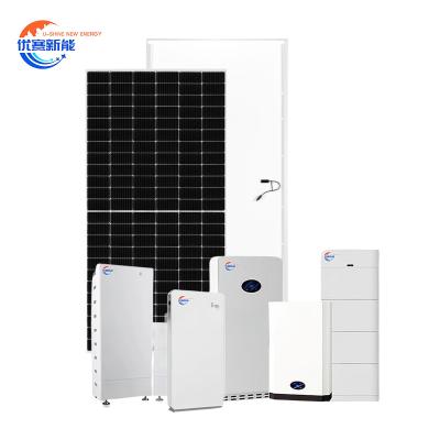 China Wholesale Home 3Kw 5Kw 7Kw 8Kw 10Kw 48V Full Solar Power Hybrid Storage System On Grid Solar Panel Power System for sale