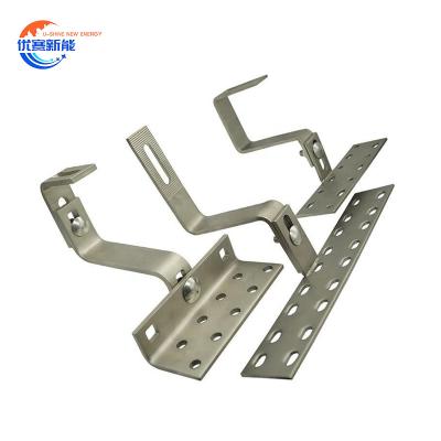 China Metal Roof Solar Panel Support Structure Mid Clamp Solar Aluminum Panel Clamp For Mounting System for sale