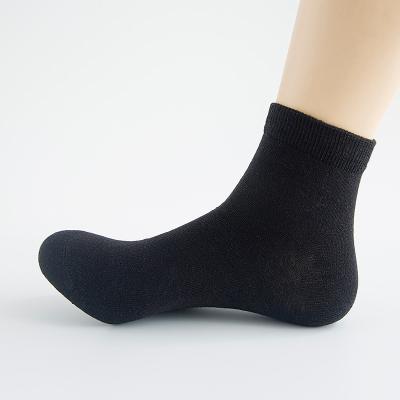 China Wholesale Antibacterial Super Comfortable Thin Cotton Summer Classic Cotton Business Men's Black Socks for sale