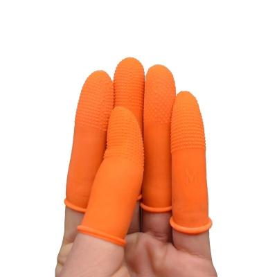 China Stall Finger/Latex Anti-Slip Gummed Finger Pockmarked Cribs for sale