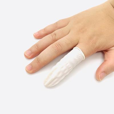 China Safety Work Latex Anti-Static White Finger Cradles for sale