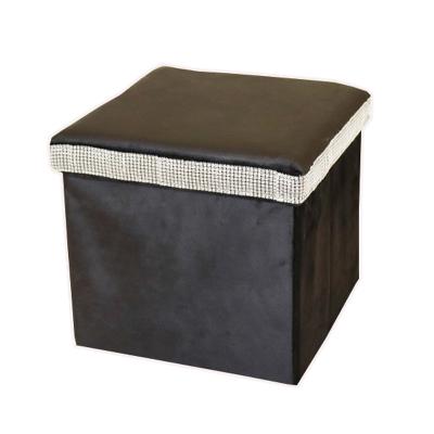 China Foldable Luxury Pilou Stool Storage Smooth Stool for sale