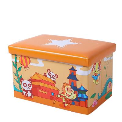 China Lovely Foldable Home Furniture Stool Storage Stool For Kids for sale