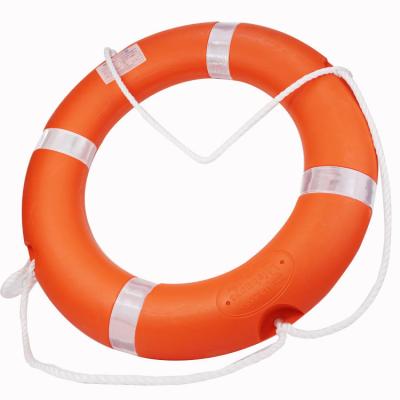 China Water Rescue Lifebuoy Lifesaving Equipment Lifebuoy Lifesaving Equipment Orange Color PE Lifebuoy Plastic Rings 3.5kg for sale