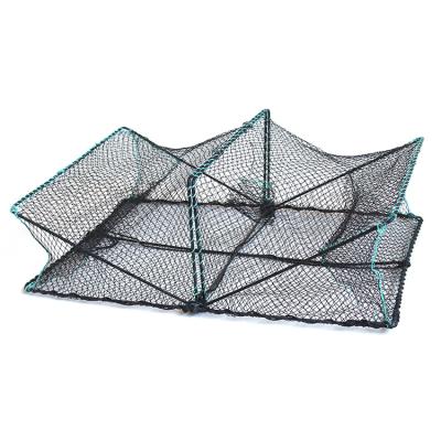 China Foldable Crab Trap Fish Crab Lobster Aquaculture Lobster Trap Crab Cage Shrimp Pot Square for sale