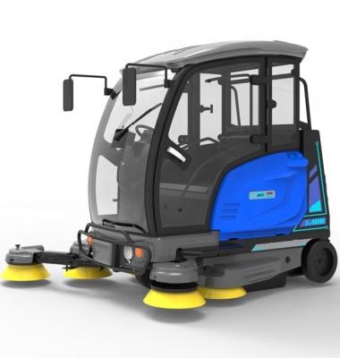 China Hotels Electric Ride On Road Sweeper for sale