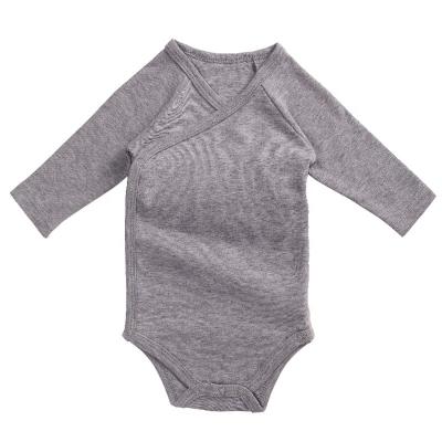 China Comfortable Breathble OEM Service Full Sleeve Cotton Infant Baby Rompers Bodysuit for sale