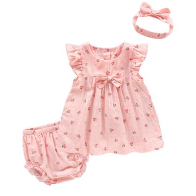 China Casual 100% Cotton 3 Pcs Newborn Baby Clothes Set Clothing for sale