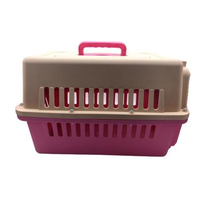 China CLASSICS Good Quality Pet Product Dog Carrier Cat Dog Cage Pet Flight Case Plastic Pet Cage for sale