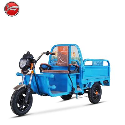 China Cargo Passenger Use For And Closed Body Type 1000 W Electric Tricycle for sale