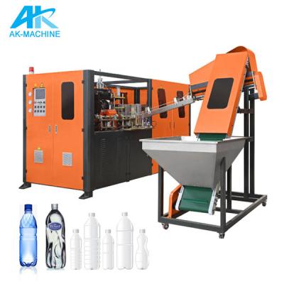 China AK-Q40 bottle blow molding machine with air tank and water chiller/plastic water bottle making machines for sale