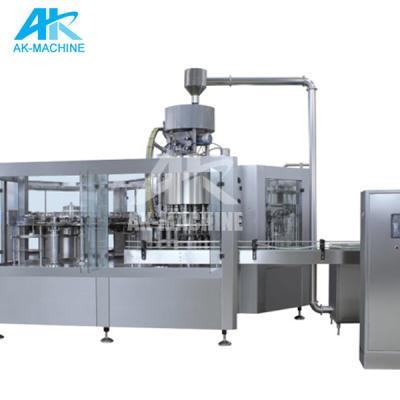 China RGF12-1 Aluminum Can Food Filling Line Machine / Non Alcoholic Beverage Filling Machine With Ring Can Filling Machine for sale