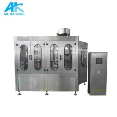 China food alcohol filling line/glass bottle beer filling machine with beer making capping machine for sale