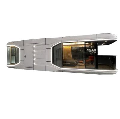 China Sleek Prefab Dwelling 40FT Prefabricated Capsule Soundproof For Working Use for sale