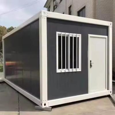 China 20 pies de tamaño pequeño Prefab Container de envío Casa insonorizada para almacén en venta