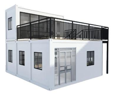 China Modern Style Luxury Folding Prefab Homes Steel Frame With High Security for sale