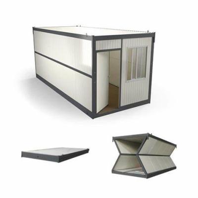 China High Security Folding Container House Rock Wool Sandwich Panel Container Folding Homes for sale