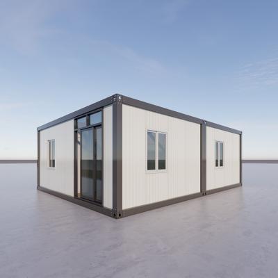 China Geluidsdichte voorgefabriceerde containerwoningen met sandwichpaneel van steenwol Te koop