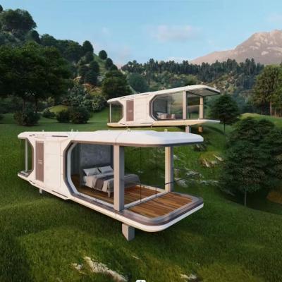 China Fully Furnished Space Capsule Homes Easy Disassemble With Intelligent Ceiling for sale