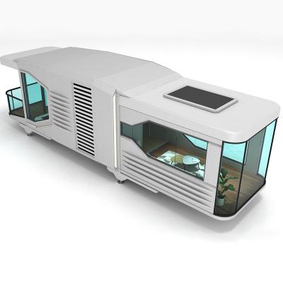 China Wind Resistant Space Capsule House E5 Flexible With Dry Wet Separation Bathroom for sale