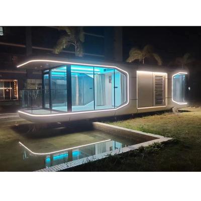 China Compact Luxe Residential Capsule House Whitle Sound Proof For Living Te koop