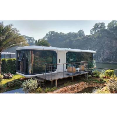 China Casa cápsula modular al aire libre ahorrando espacio y respetuosa con el medio ambiente en venta