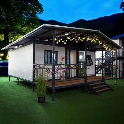 China Wind Rasistance Prefabricated 20ft Expandable Container Home With Balcony for sale