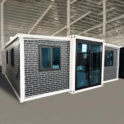 China Stahlrahmen erweiterbares Containerhaus feuerfeste mobile erweiterbare Fertighaus zu verkaufen