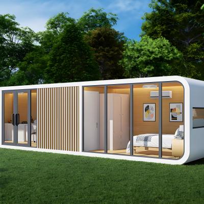 Chine Vente à chaud en Chine Fabrique de haute qualité Luxe Apple Cabin Design moderne Petite maison Apple Café Bureau mobile Prêt à expédier à vendre