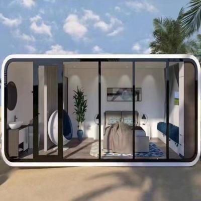 China New Arrivals Product Hot Selling Prefab House Apple Cabin Luxury Hotel Cabin Customized Small Office Pod Apple Homes Container for sale