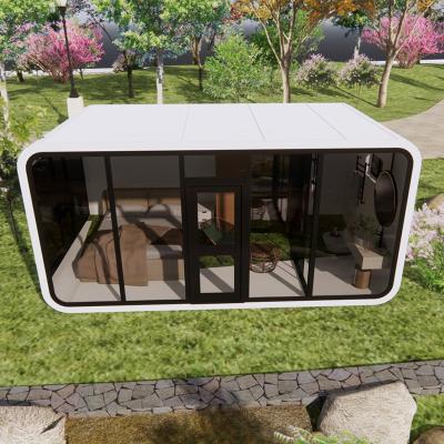 China Luxury Hot Sell Container Flat Modular Casa Móvel Apple Cabin Pod Casa Portátil Cabines de 20ft Escritório ao ar livre Loja de café para venda à venda