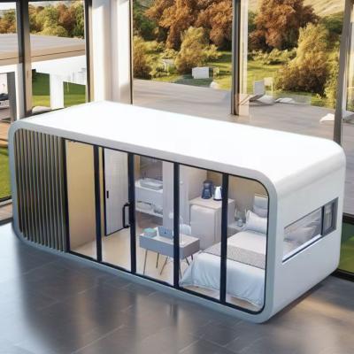 China Modular Apple Cabin House Mobile Prefab Modern Tiny House For Cafe for sale